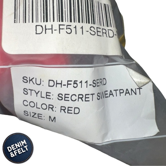 Drew House (Justin Bieber) Unisex Red Secret Sweatpants/Joggers | NEW/NWT!RARE!🔥 - Picture 12 of 14